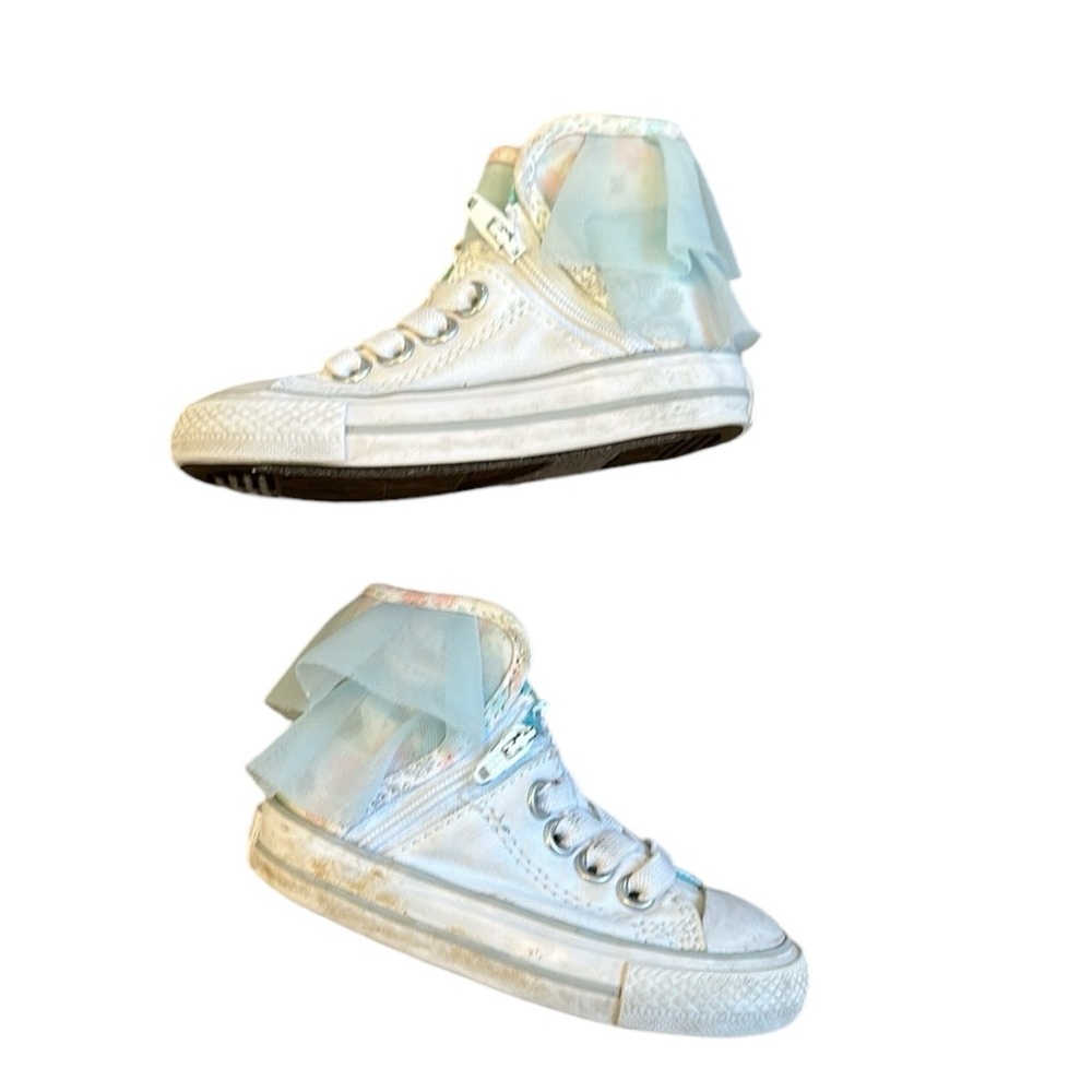Toddler Converse with ruffles